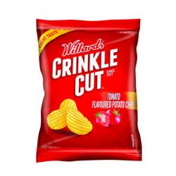 Willards Tomato Crinkle Cut Chips 30G X 48