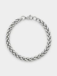 Stainless Steel Chunky Wheat Bracelet