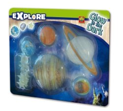Ses Creative Explore Glow In The Dark Stars And Planets Set