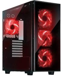 Rosewill Atx Mid Tower Gaming Computer Case Gaming Case With Window And 3 Sides Of Tempered Glass Support Up To 420MM Gpu 360MM Liquid
