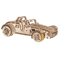 Wooden City: Wooden Figures Roadster Car 3D Puzzle - 111 Pieces