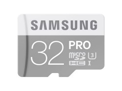 Samsung 32GB Pro UHS-I MicroSDHC U3 Memory Card