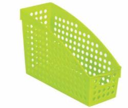 Hbos Plastic Perforated Storage Box Document Sorting Organizer Basket Desktop Table Desk Top Folding Sundries Receiving Box Bin Office Drawer Green