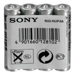 Sony Aaa Zinc Batteries 4 Pack