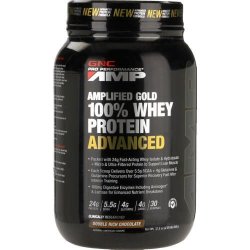 GNC Pro Performance Amp Amplified Gold Whey Protein Double Rich Chocolate 930G