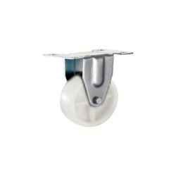 - White Nylon Caster With Fixed Wheel 65MM