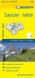 Isere Savoie France Local Map 333 Sheet Map Folded