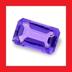Iolite - Blue Violet Octagon Facet - 0.215cts