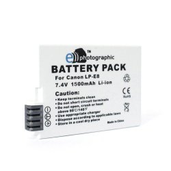 1500 Mah Lithium Battery For Canon LP-E8