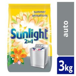 Sunlight 2 In 1 Summer Sensations Auto Washing Powder 3KG