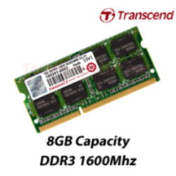 Transcend 8gb Ddr3-1600 204-pin Notebook So-dimm Memory - Lifetime Warranty