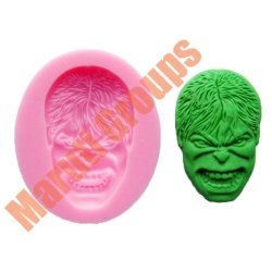 Avengers Hulk Silicone Mould For Chocolate Or Fondant Size Of Mould 7X6CM