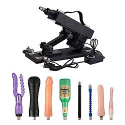 Y-not Automatic Love Sex Machine Fast Pumping & Thrusting Multispeed Telescopic Free Dildo Retractable Masturbation Sex Toys For Women & Men With 8 Attachments