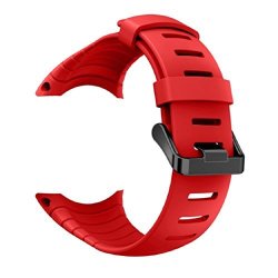 Band For Suunto Core Watch Vovomay Silicone Replacement Band Smart Watch Fitness Strap For Suunto Core Red