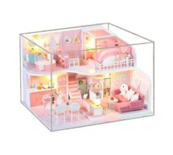 Easily Assembled Diy Educational Wooden Miniature Doll House - Pinelia Time