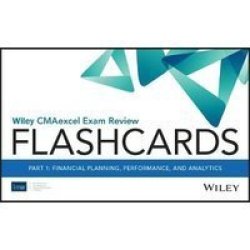 Wiley Cmaexcel Exam Review 2020 Flashcards - Part 1 Financial Reporting Planning Performance And Analytics Paperback