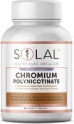 Solac Solal Metabolic Health Chromium Polynicotinate Tablets 90 Pack