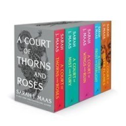 A Court Of Thorns And Roses: 5-BOOK Collection - Thorns & Roses Mist & Fury Wings & Ruin Frost & Starlight Silver Flames Paperback Boxed Set