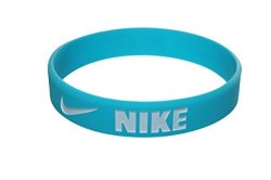 Nike Baller Bracelets Aqua With White Letters