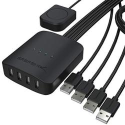 Sabrent USB 2.0 Sharing Switch For Multiple Computers And Peripherals LED Device Indicators USB-SW20
