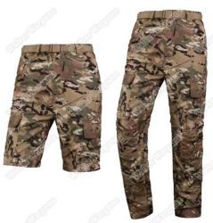 Us Navy Seals Quick Drying Tactical Pants Trousers Can Become Shorts - Multi Camo S 30