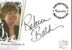 Rebecca Balding - Charmed "destiny" Tv Series - "authentic Autograph" Card A5