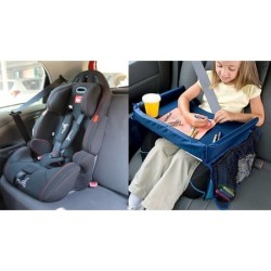 Baby Car Seat & Kids Travel Snack And Play Tray