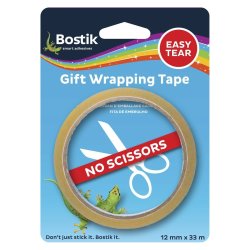 Bostik Gift Wrapping Tape 12MMX33M