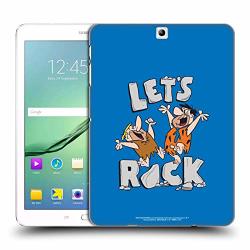 Official The Flintstones Fred And Barney Graphics Hard Back Case Compatible For Samsung Galaxy Tab S2 9.7