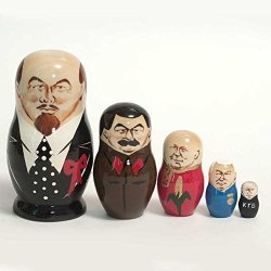 Soviet leaders sales nesting dolls