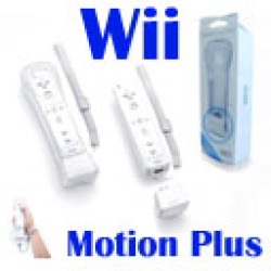 2 X Motion Plus Sensor For Nintendo Wii Remote + Silicon Case