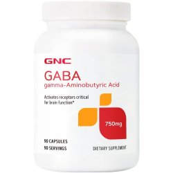 GNC Gaba Dietary Supplement 90 Capsules