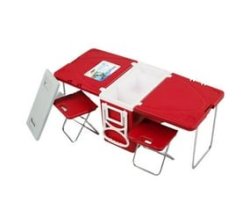 28 Liter Cooler Box Folding Table Chair Set COOLA-BOX28 Red