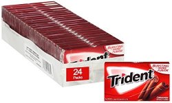 Trident Cinnamon Sugar Free Gum - 24 Packs 336 Pieces Total