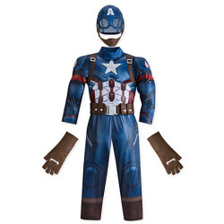 Authentic Disney Captain America Costume For Kids - Captain America: Civil War