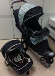 Chelino Apache Travel System with Grey Circle Design