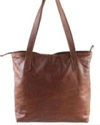 King Kong Leather Everyday Tote Shopper Bag Pecan