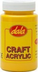 Dala Craft Acrylic Paint - Yellow 250ML