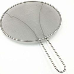 Stainless Steel Grease Splatter Screen Splash Guard Cover Cooking Tool