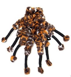 Fuzzy Orb Spider Dog Costume By Midlee Fits 12" Back Length