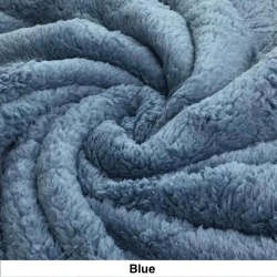 Longpile Blanket Throws 180X200CM Assorted Colours - Blue