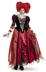 Disguise Costumes Disney Women's Alice Queen Prestige Costume Red XL