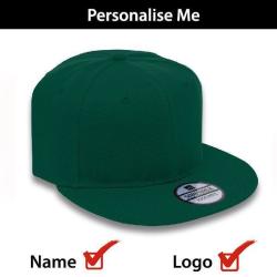 green snapback cap