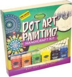 Dot Art Paint Kit - Bright Colours - 6 X 50ML