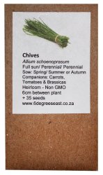 Heirloom Herb Seeds - Chives - Erba Cipollina