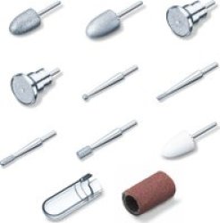 Beurer Replacement Attachments For Mp 100 Mani pedi Station Set Of 11
