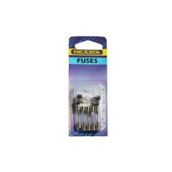 - Fuse - Clear - Glass - 6 X 30MM - 15AMP - 7 CARD - 4 Pack