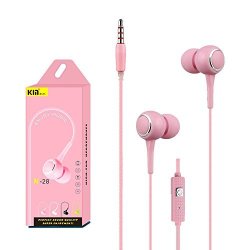 Belloc Hea Dset Universal 3.5mm In-Ear Stereo Earbud Earphone Headset with MicFor Cell Phone MP3