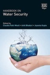 Handbook On Water Security Hardcover