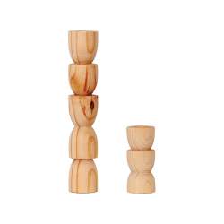 Totem Candle Holder - Small Cognac